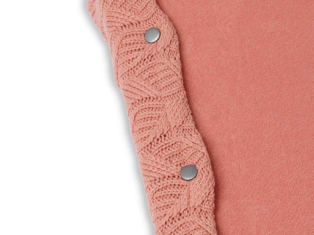 Jollein Wickelauflagenbezug 50x70cm Spring Knit Rosewood Flash Sale