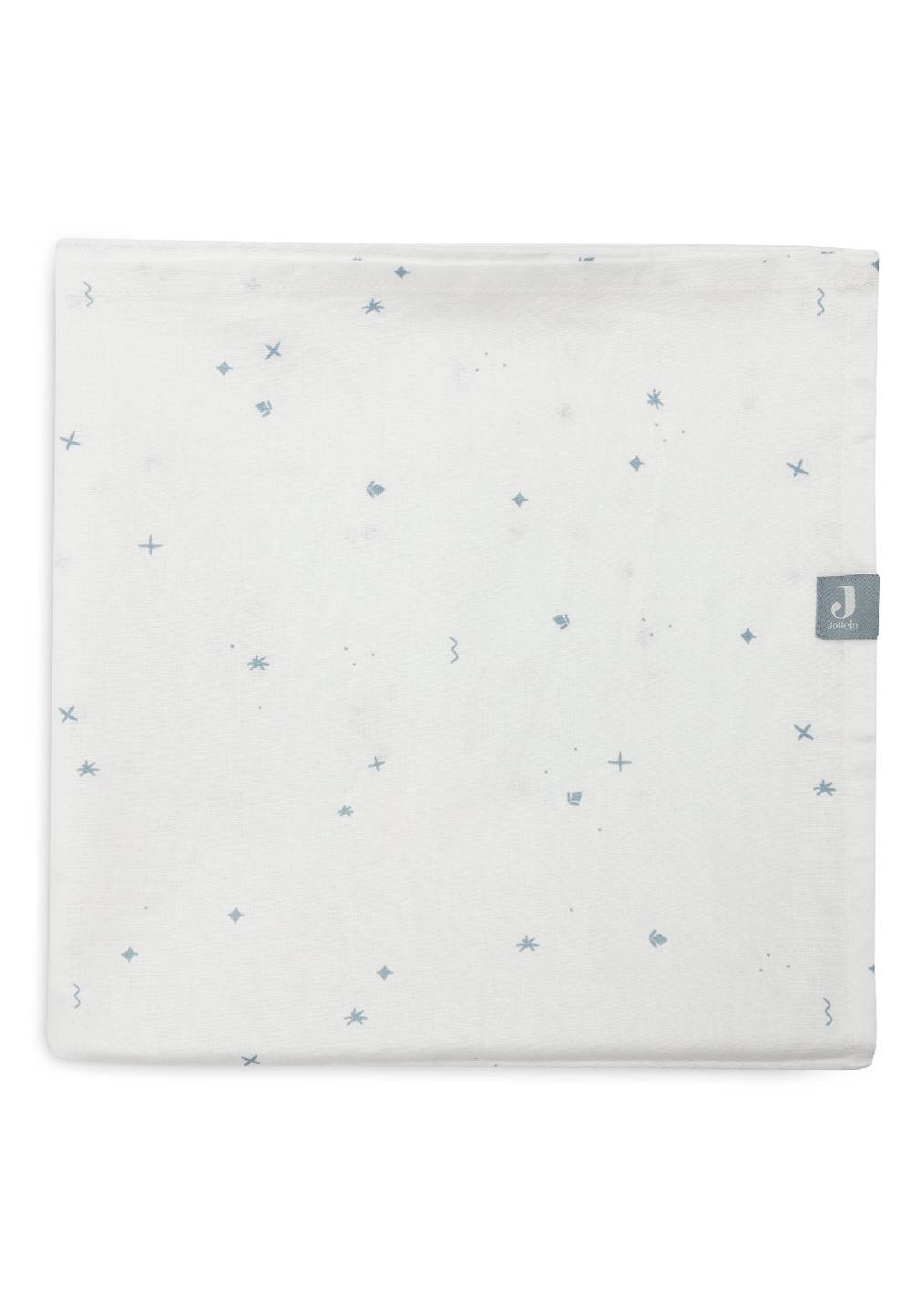 Jollein Bettlaken Wiege 75x100cm Twinkling - Sea Green Vatertagsangebot