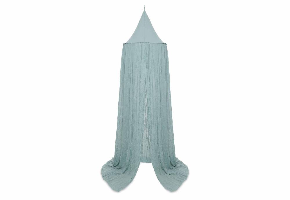 Jollein Baldachin Betthimmel Vintage 245cm - Sea Green Sonderangebote