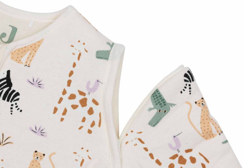 Jollein Baby Schlafsack mit abnehmbaren Ärmeln 70cm - Jungle Jambo Neueste Stile