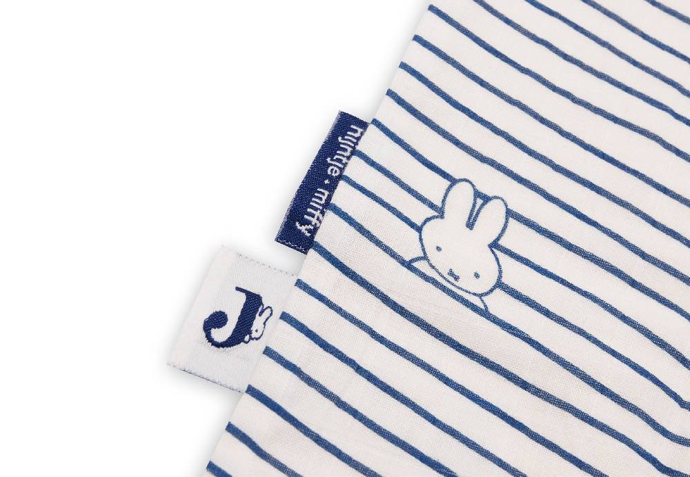 Jollein Schlafsack Hydrophil 110cm Miffy Stripe Navy Clearance-Verkauf