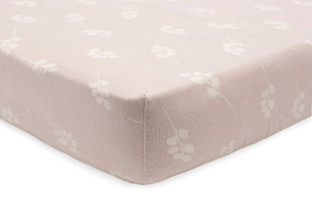 Jollein Spannbettlaken Jersey 40/50x80/90cm Twig Wild Rose Speichern exportieren