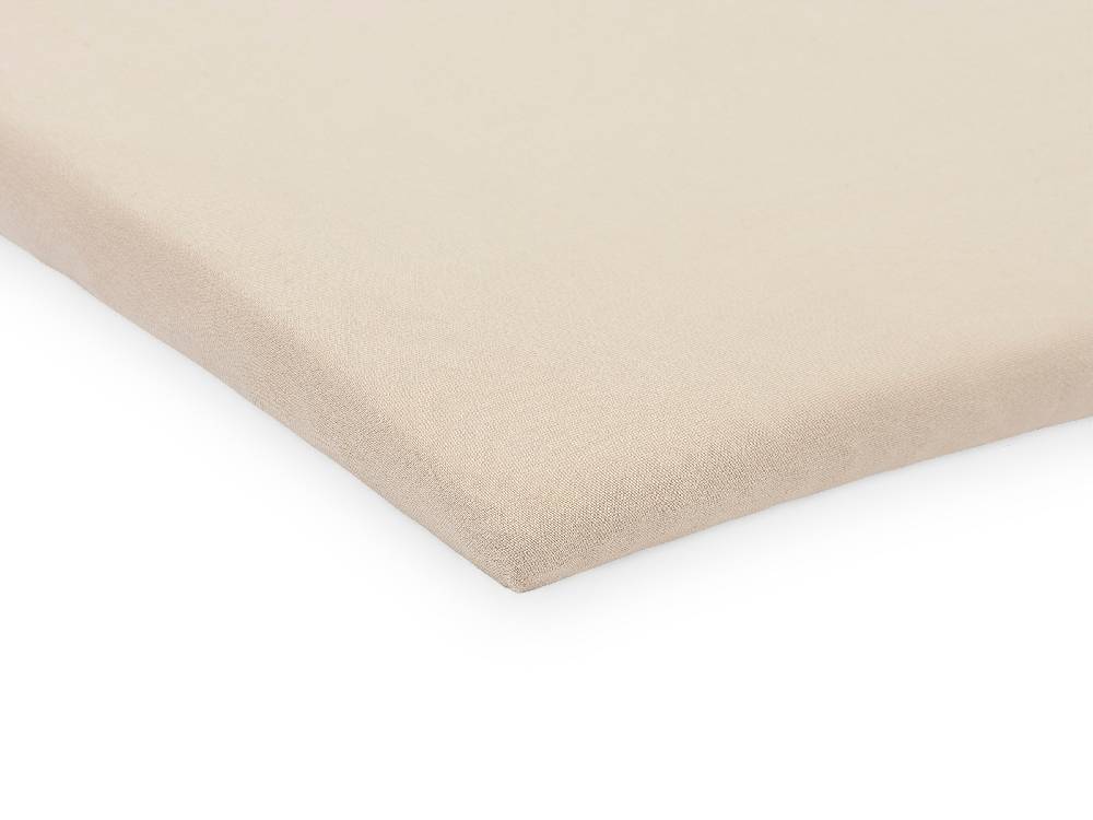 Jollein Spannbettlaken Jersey Laufgitter 75x95cm Nougat Black Friday Preise