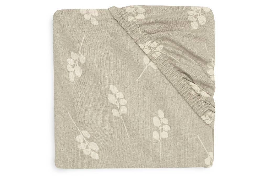 Jollein Spannbettlaken Jersey 40/50x80/90cm Twig Olive Green
