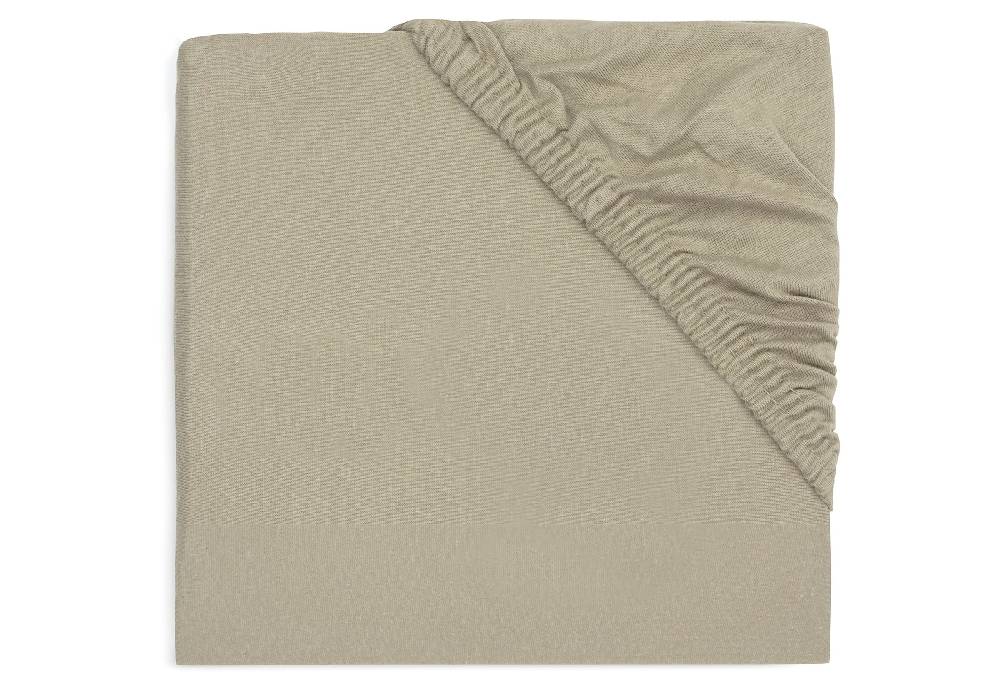 Jollein Spannbettlaken Jersey 40/50x80/90cm Olive Green