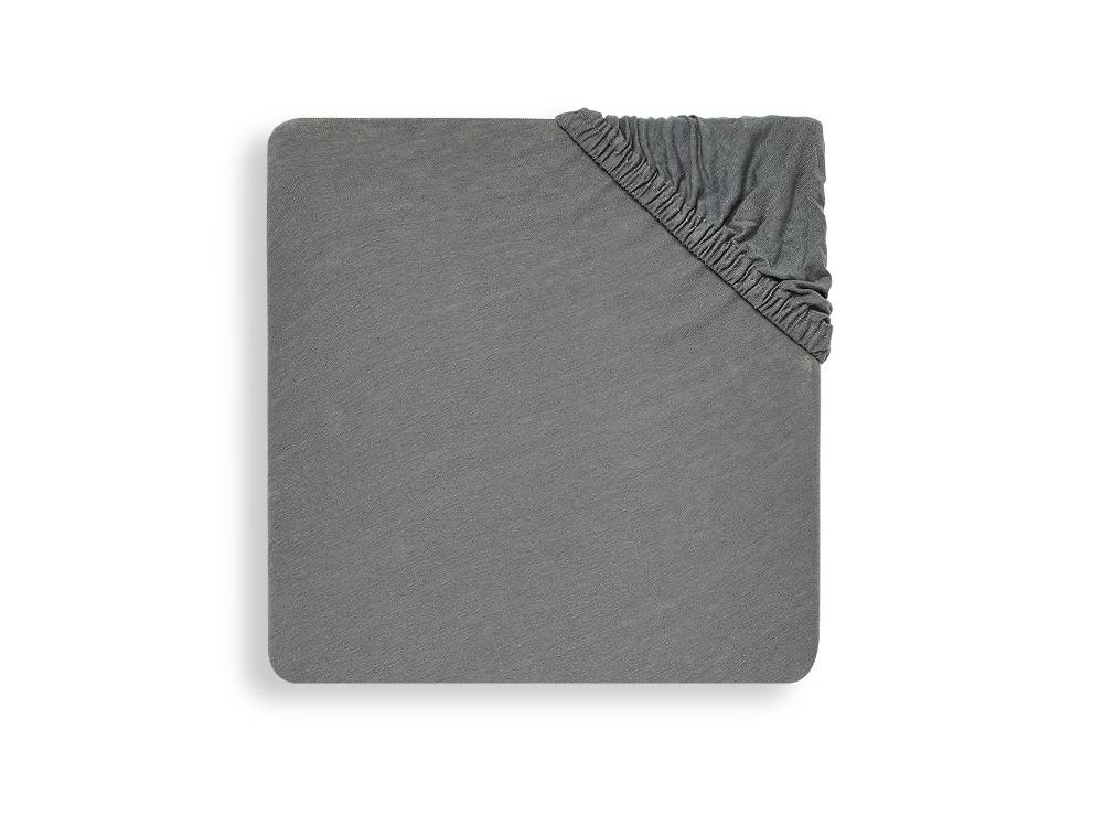 Jollein Spannbettlaken Jersey 40/50x80/90cm Storm Grey