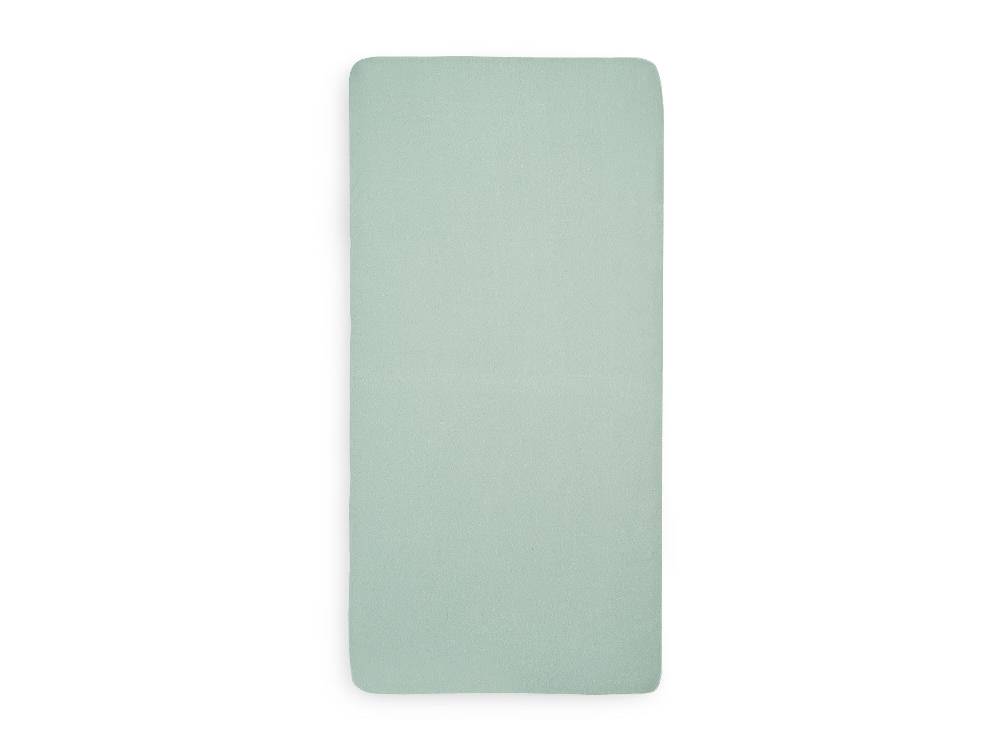 Jollein Spannbettlaken Jersey 40/50x80/90cm Ash Green im Angebot