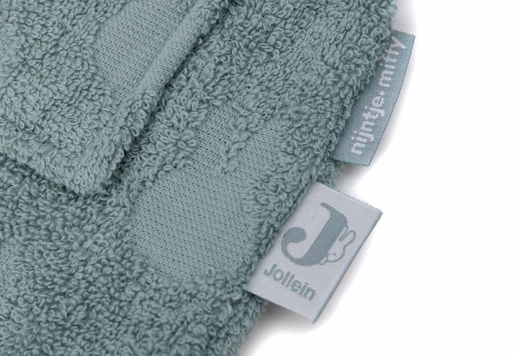 Jollein Bademantel 3-4 Jahre - Miffy Jacquard - Sea Green Fabrikpreis