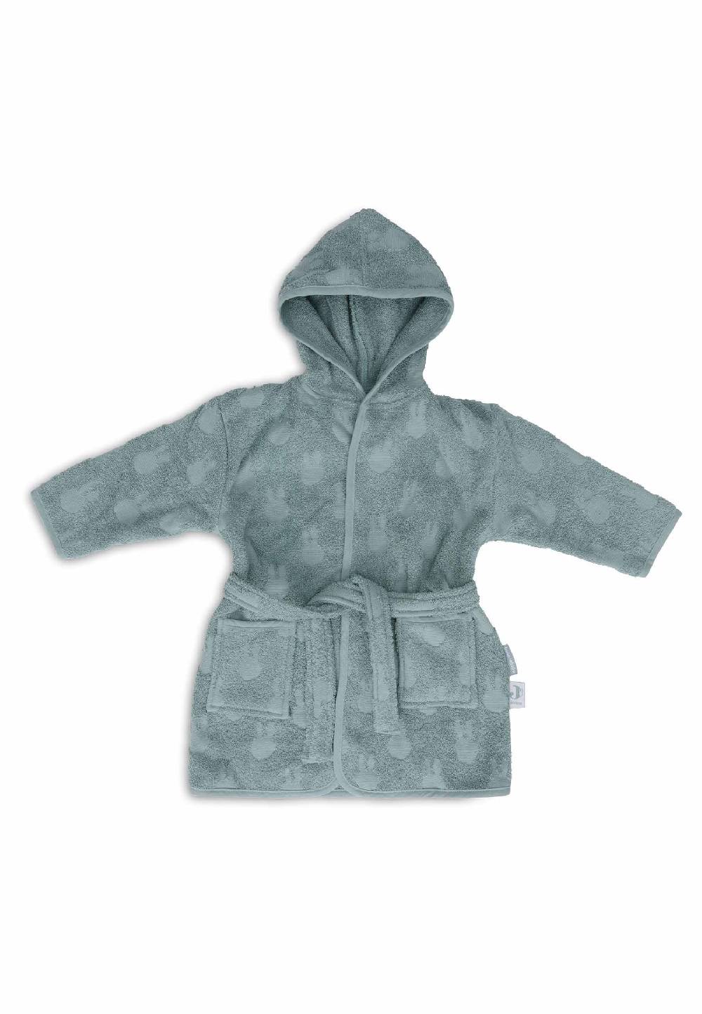 Jollein Bademantel 3-4 Jahre - Miffy Jacquard - Sea Green Fabrikpreis