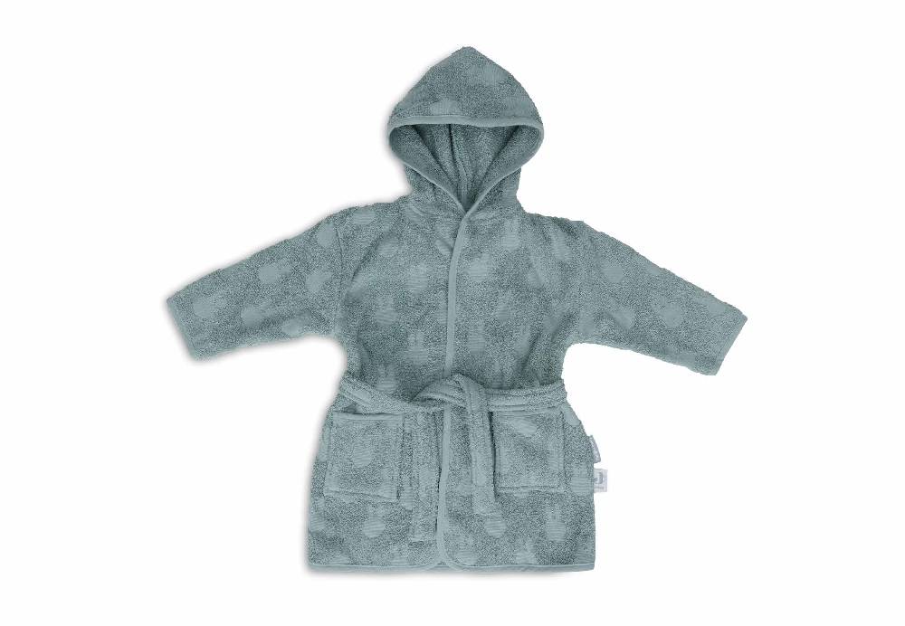 Jollein Bademantel 1-2 Jahre - Miffy Jacquard - Sea Green