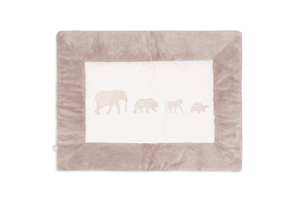 Jollein Krabbeldecke 75x95cm Animals Nougat