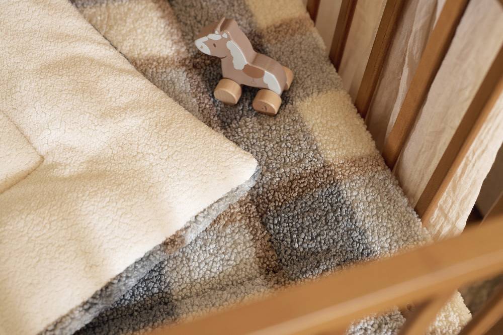 Jollein Krabbeldecke 100x100cm Check - Boucle Online Shopping