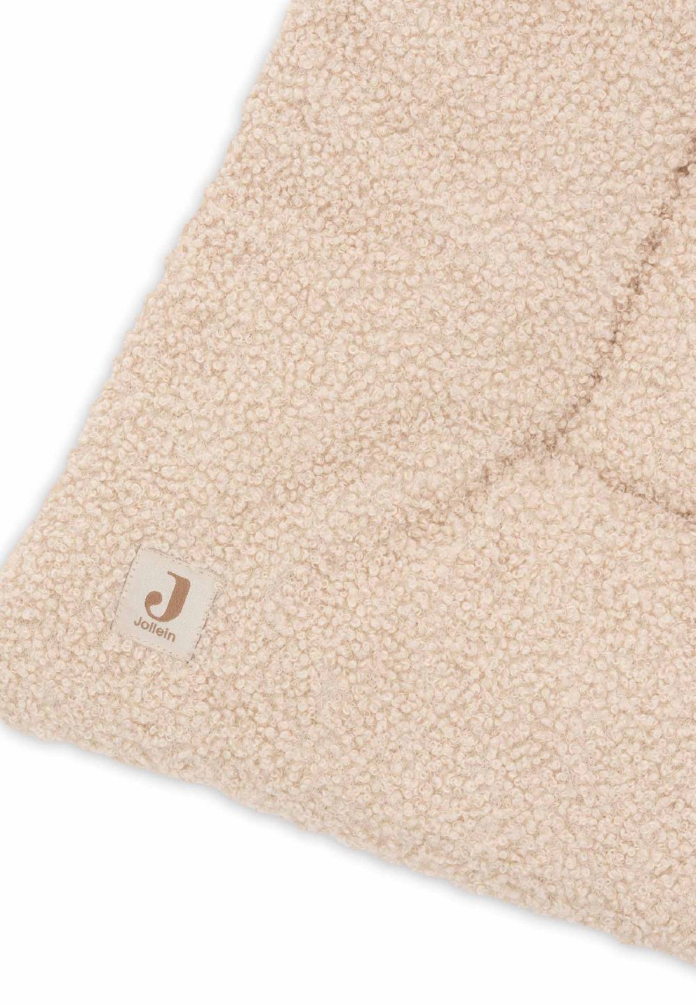 Jollein Krabbeldecke 100x100cm Boucle - Naturel Exklusivangebot