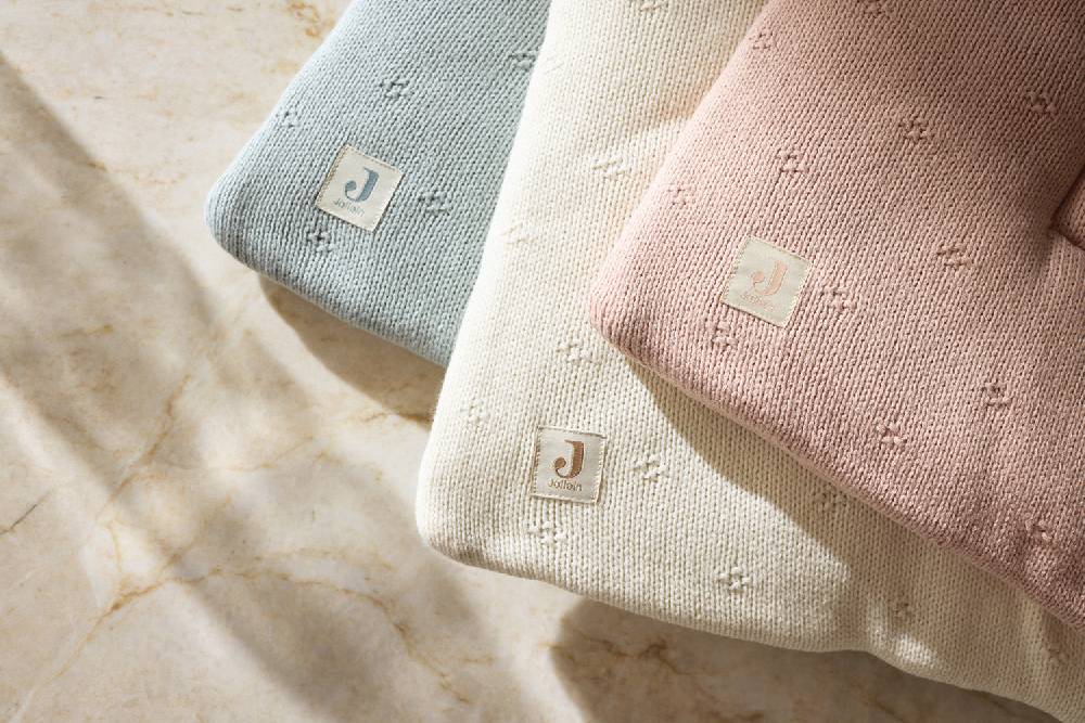 Jollein Krabbeldecke 75x95cm Cosy Knit - Wild Rose Weihnachtsangebot