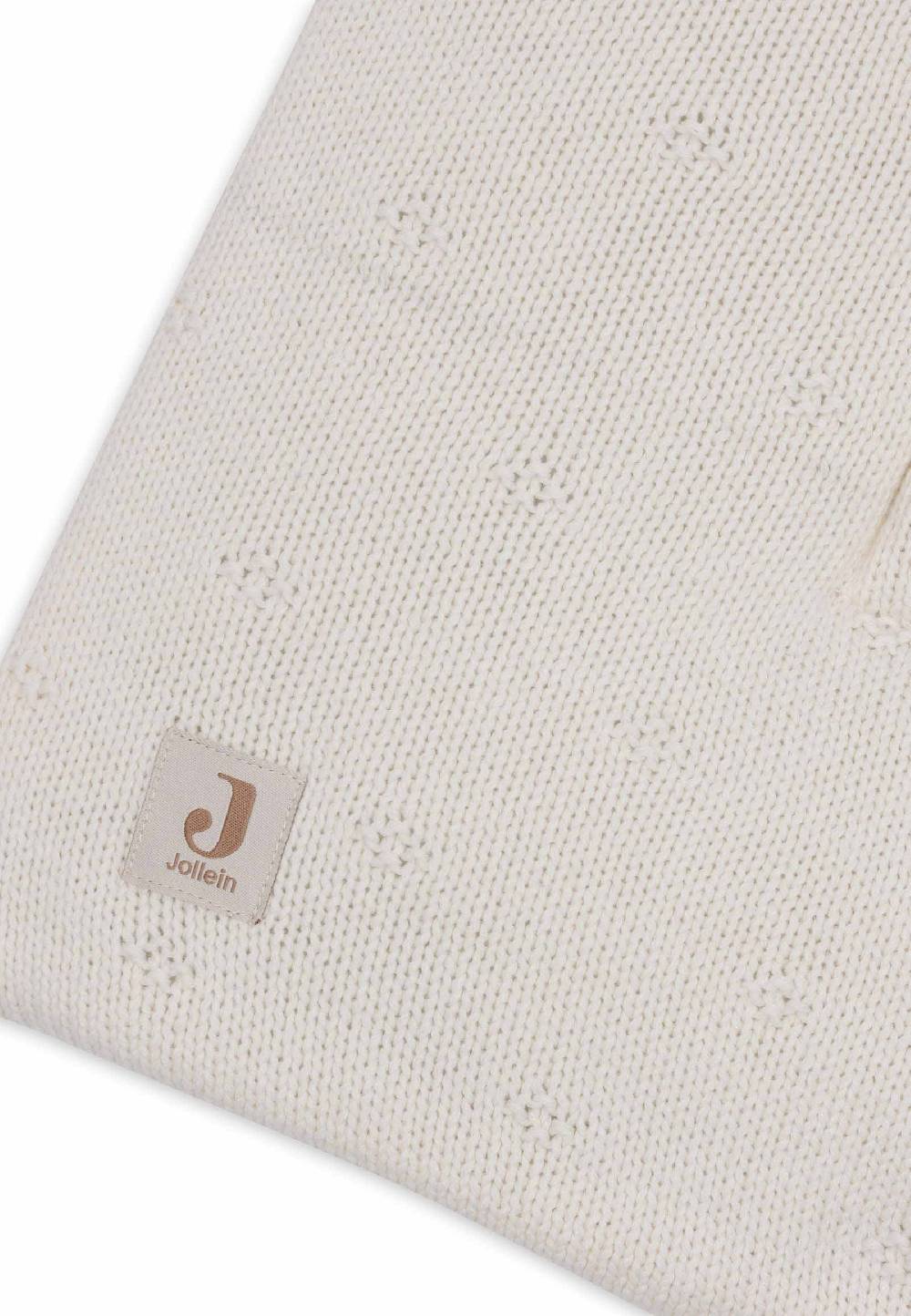 Jollein Krabbeldecke 75x95cm Cosy Knit - Ivory Osterangebot