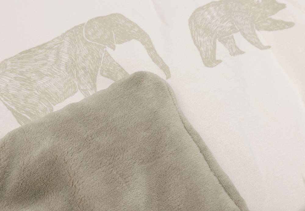 Jollein Krabbeldecke 75x95cm Animals Olive Green Vatertagsangebot