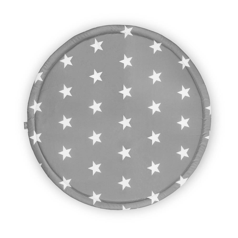 Jollein Laufgittereinlage Rund ø 92cm Little Star Dark Grey
