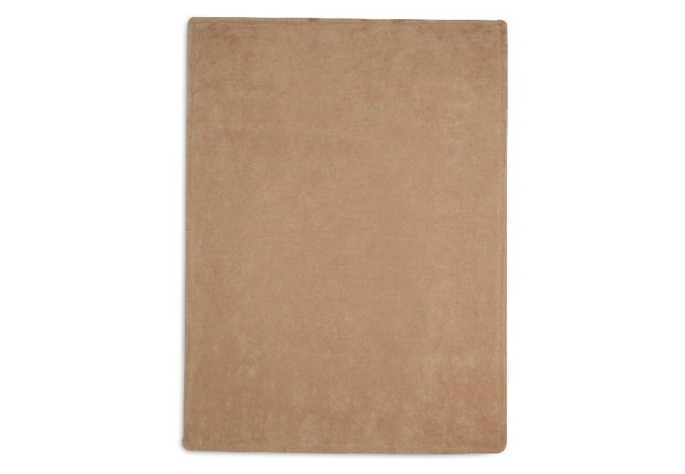 Jollein Decke Wiege 75x100cm Pure Knit Biscuit/Velvet GOTS Kostenlose Rückgabe