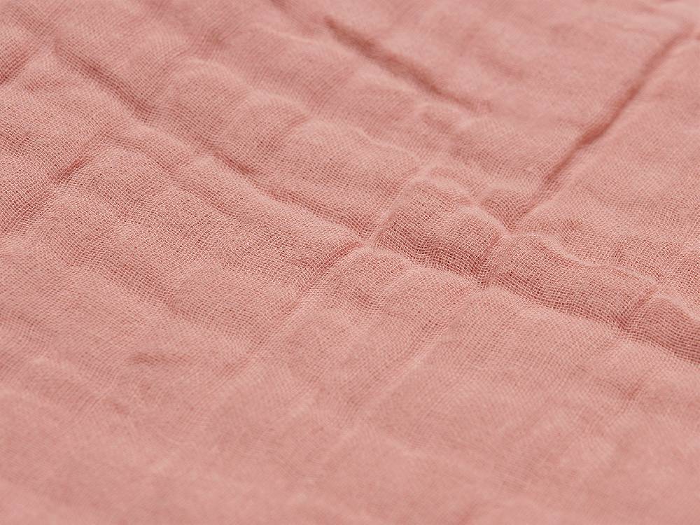 Jollein Decke Wiege Wrinkled Cotton 75x100cm Rosewood Letzte 3 Tage