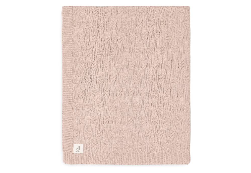 Jollein Decke Kinderbett 100x150cm Grain Knit Wild Rose