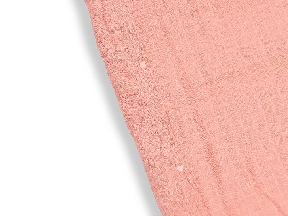 Jollein Wickelauflagenbezug Wrinkled Cotton 50x70cm Rosewood Fabrikladen