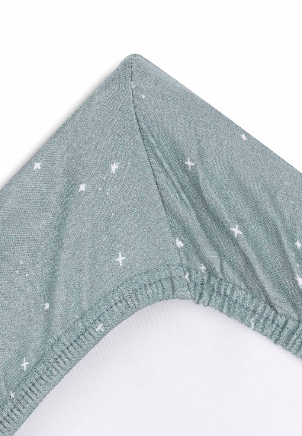 Jollein Wickelauflagenbezug Jersey 50x70cm Twinkling - Sea Green 2025