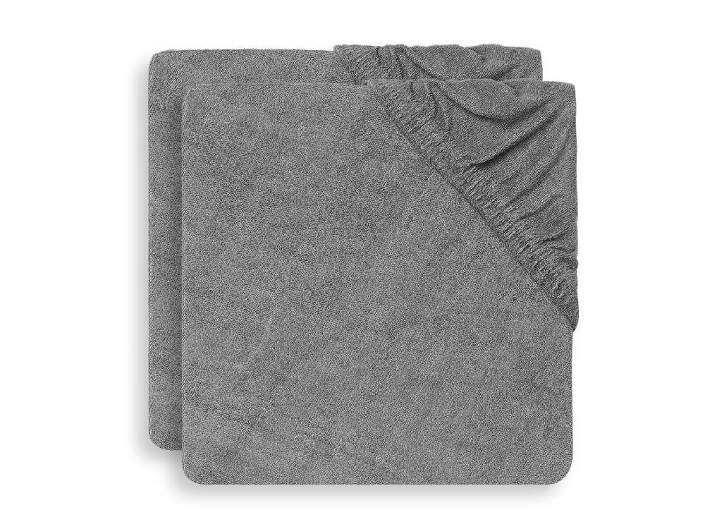 Jollein Wickelauflagenbezug Frottee 50x70cm Storm Grey (2pack)