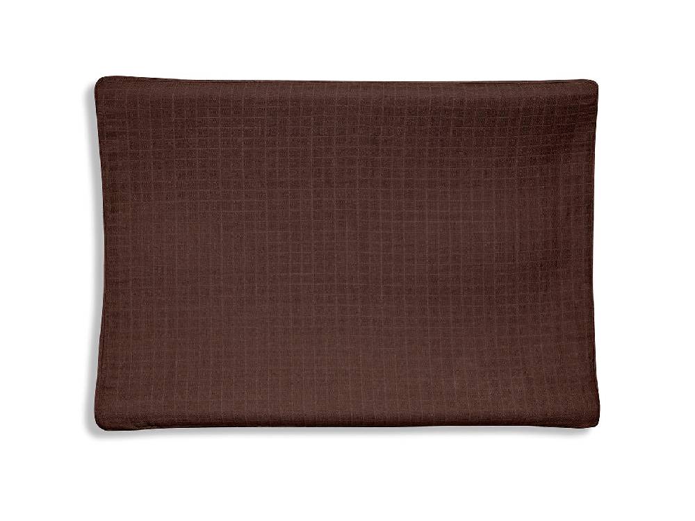 Jollein Wickelauflagenbezug Wrinkled Cotton 50x70cm Chestnut im Angebot