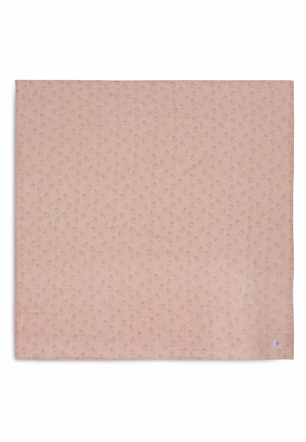 Jollein Mullwindeln 115x115cm Miffy Silhouettes - Wild Rose