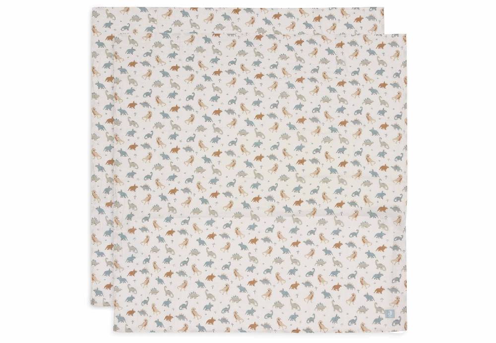 Jollein Mullwindeln 115x115cm - Roarsome - 2 Stück