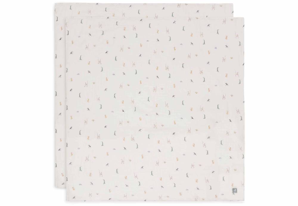 Jollein Mullwindeln 115x115cm - Jungle Jambo - 2 Stück Fabrikpreis