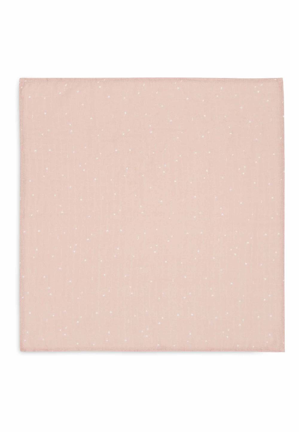 Jollein Spucktuch 70x70cm Twinkling - Wild Rose - 3 Stück Begrenztes Angebot