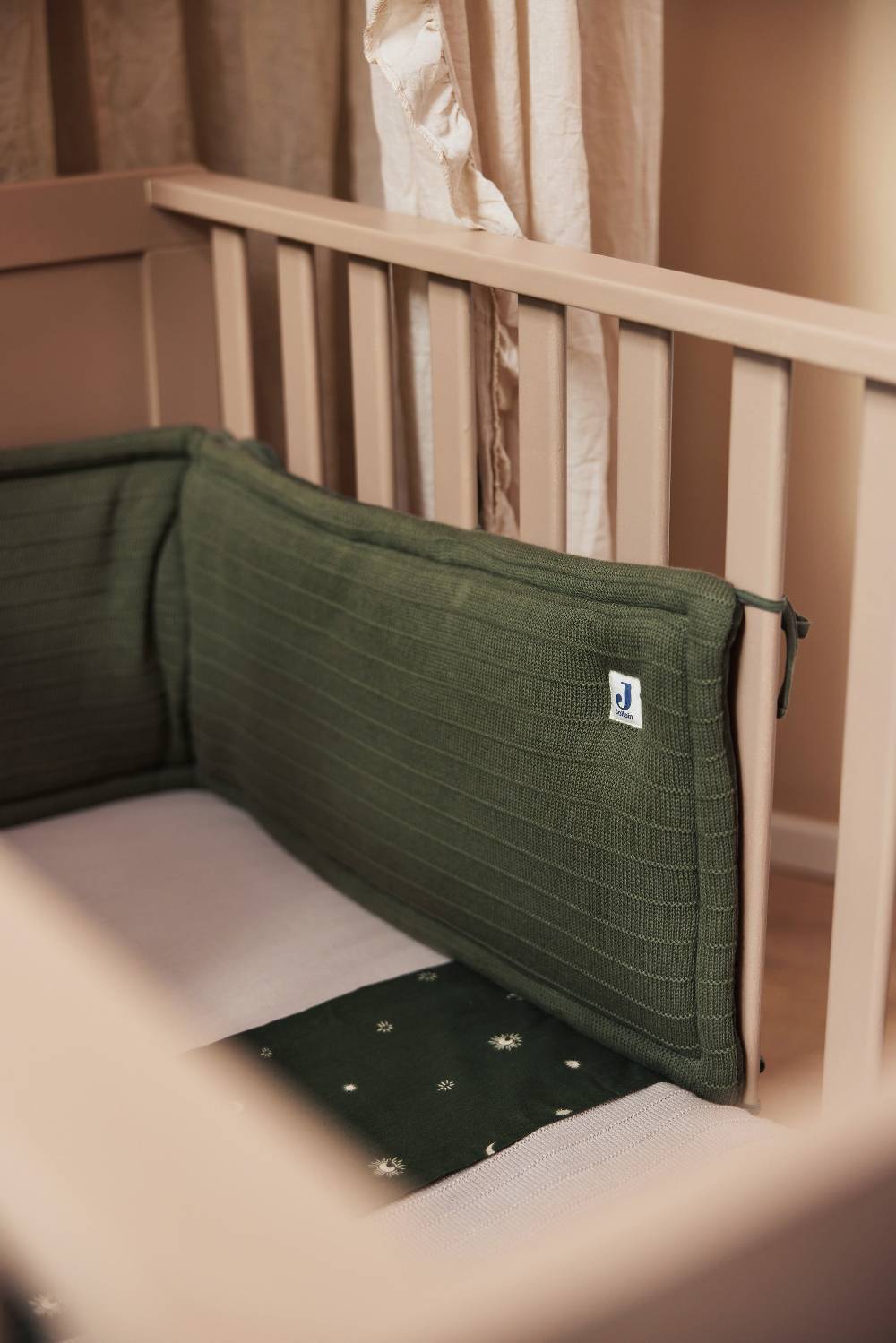 Jollein Bettlaken Kinderbett 120x150 Stargaze Leaf Green Osterangebot