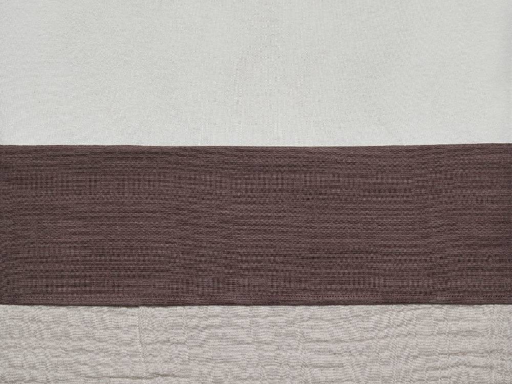 Jollein Bettlaken Kinderbett 120x150cm Wrinkled Cotton Chestnut