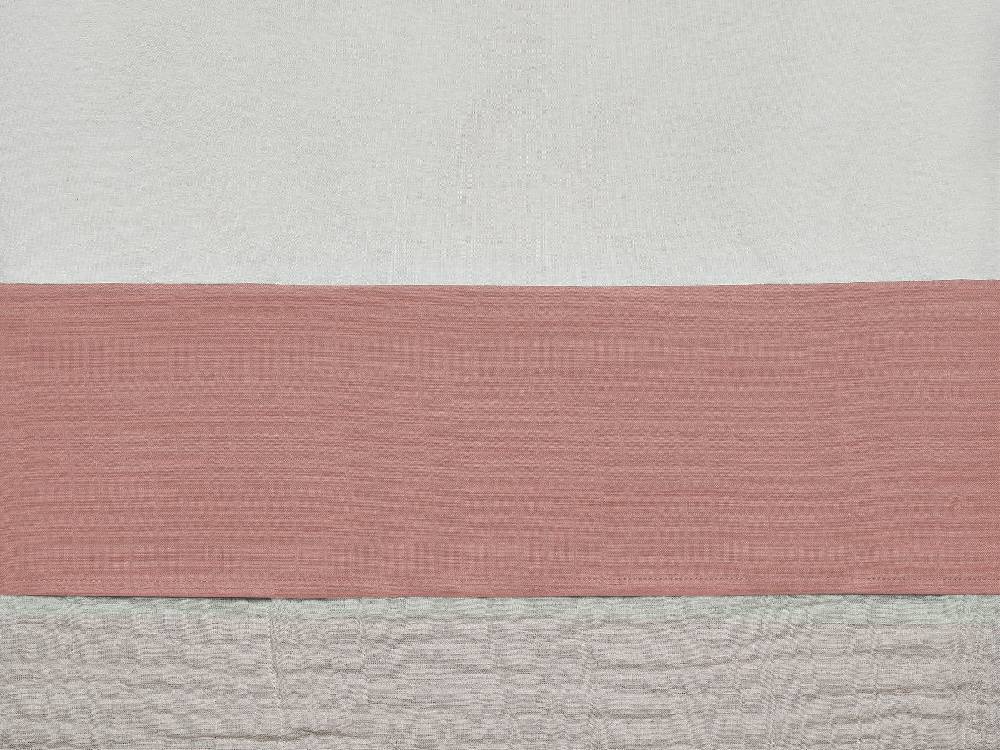Jollein Bettlaken Kinderbett 120x150cm Wrinkled Cotton Rosewood