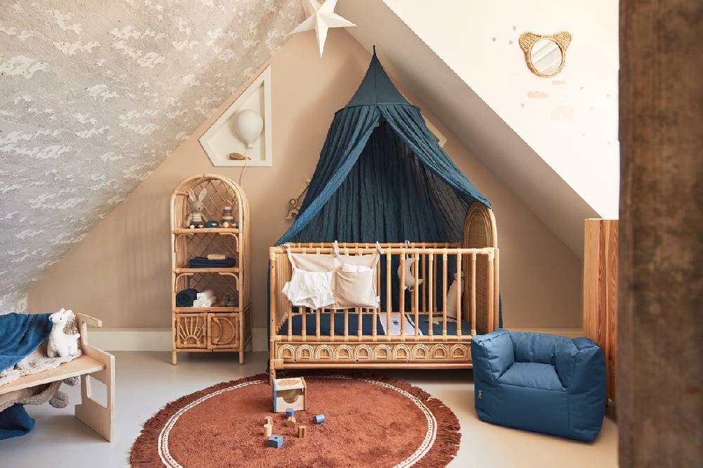 Jollein Bettlaken Kinderbett 120x150cm Moonlight Bestseller