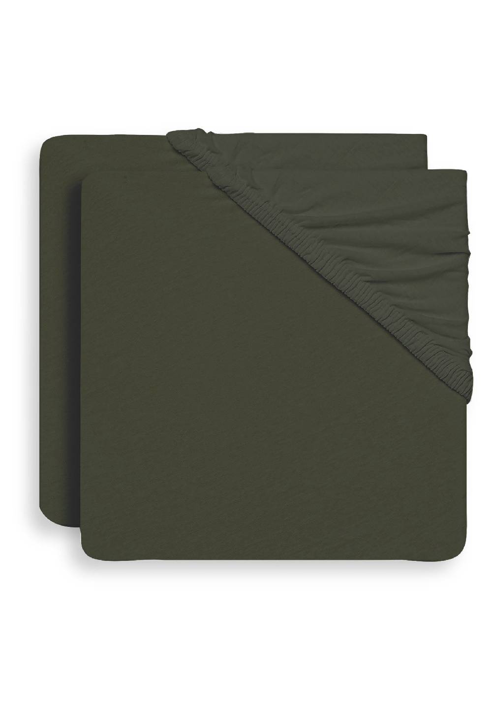 Jollein Spannbettlaken Jersey 40/50x80/90cm Leaf Green (2pack) Vierteljährliche Förderung
