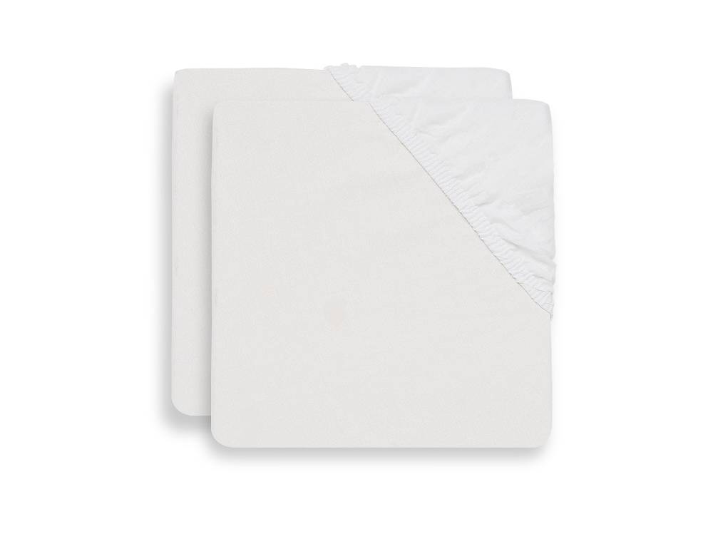 Jollein Spannbettlaken Baumwolle 40x80cm White (2pack) Bis zu 55% Rabatt