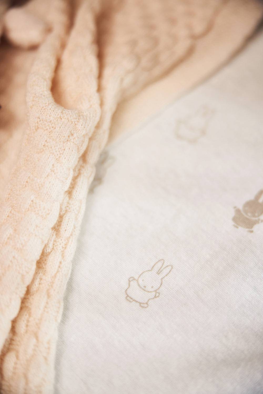 Jollein Spannbettlaken Jersey 40/50x80/90cm Happy Miffy Nougat Nur noch ein Tag übrig