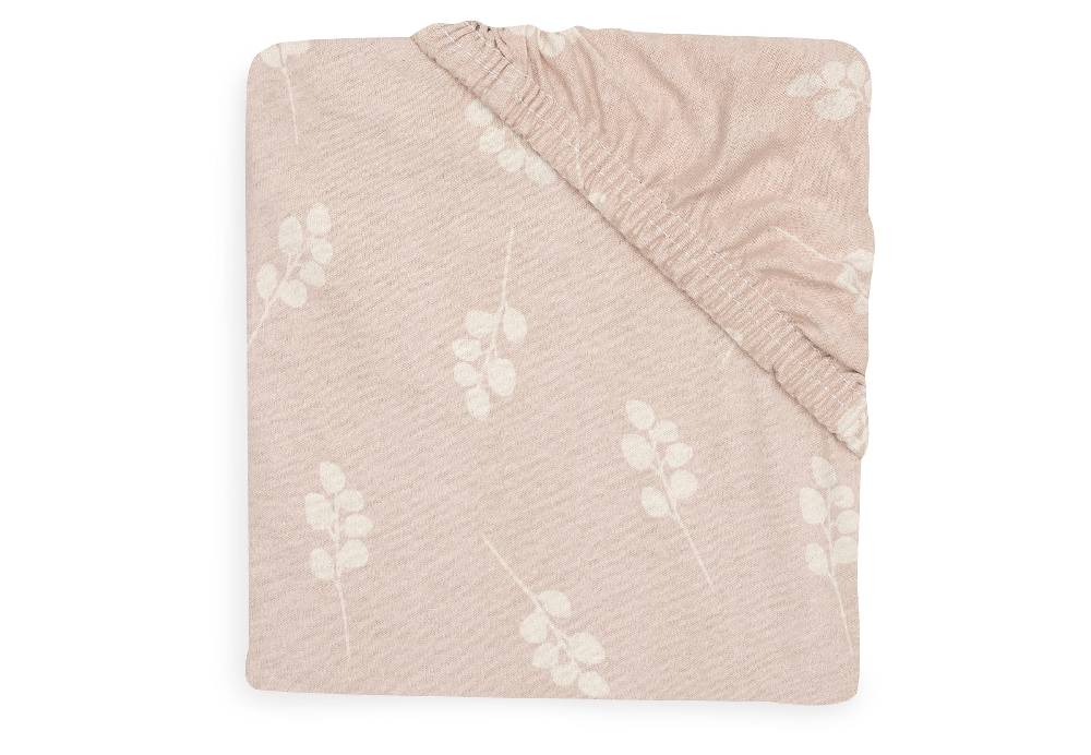 Jollein Spannbettlaken Jersey 60x120cm Twig Wild Rose