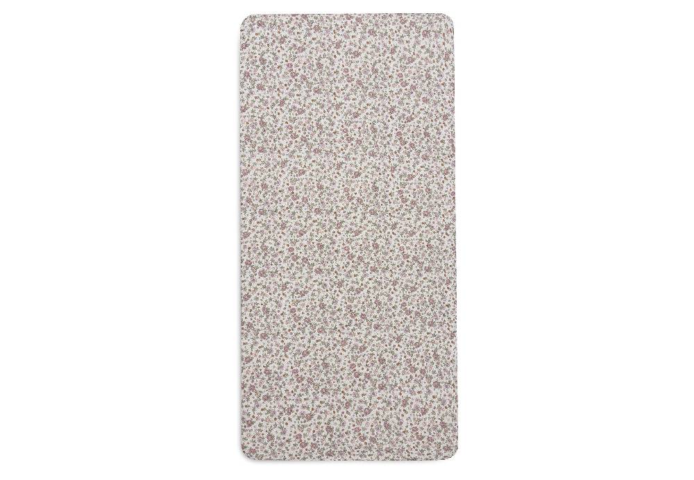 Jollein Spannbettlaken Jersey 60x120cm Retro Flowers Begrenzt auf 3 Tage