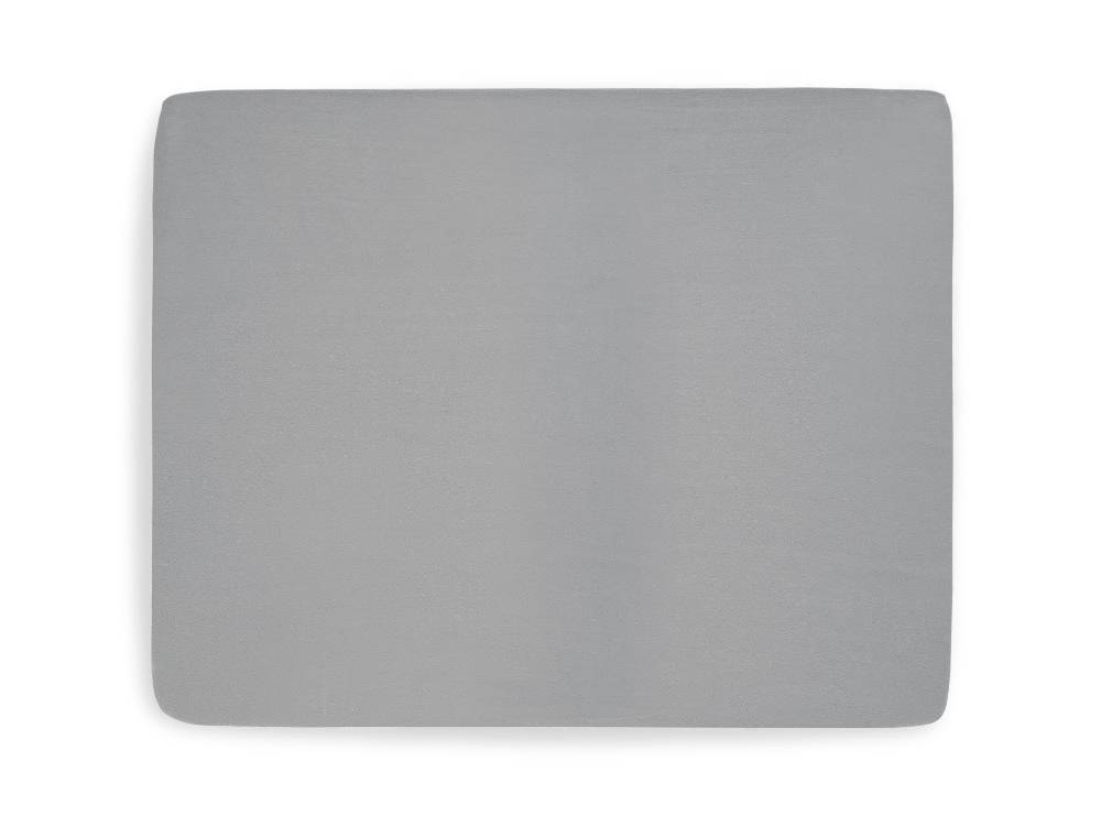 Jollein Spannbettlaken Jersey Laufgitter 75x95cm Storm Grey (2pack) 2025
