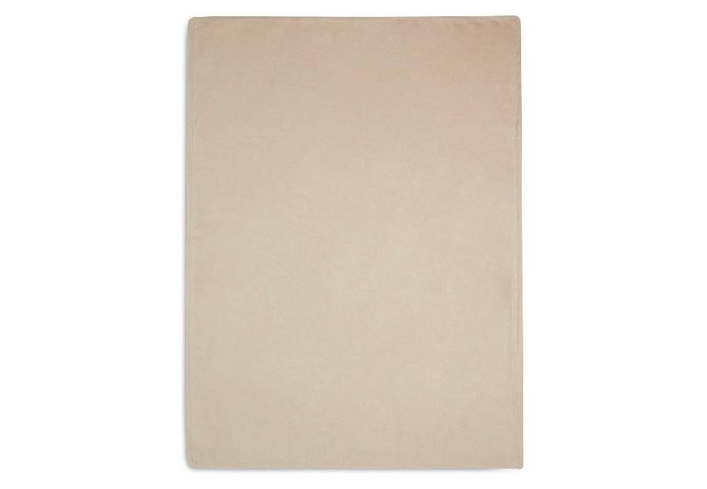 Jollein Decke Kinderbett 100x150cm Pure Knit Nougat/Velvet GOTS Verkauf