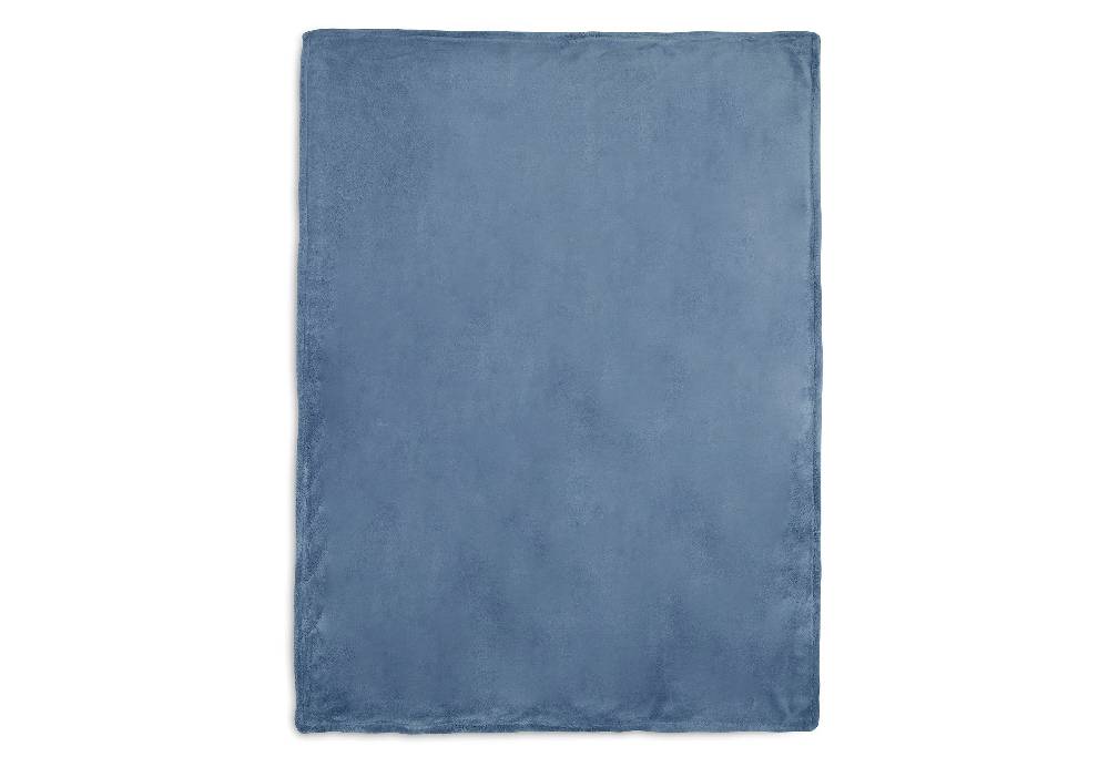 Jollein Decke Wiege 75x100cm Basic Knit Jeans Blue/Fleece Hotsell