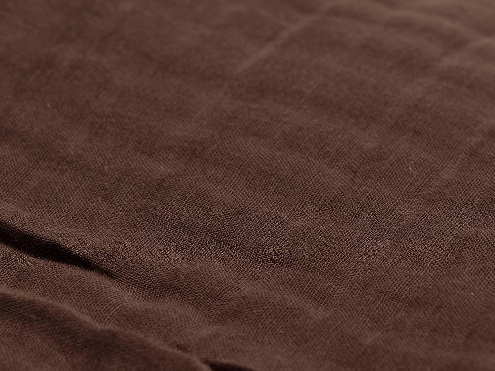 Jollein Decke Wiege Wrinkled Cotton 75x100cm Chestnut Schlussverkauf