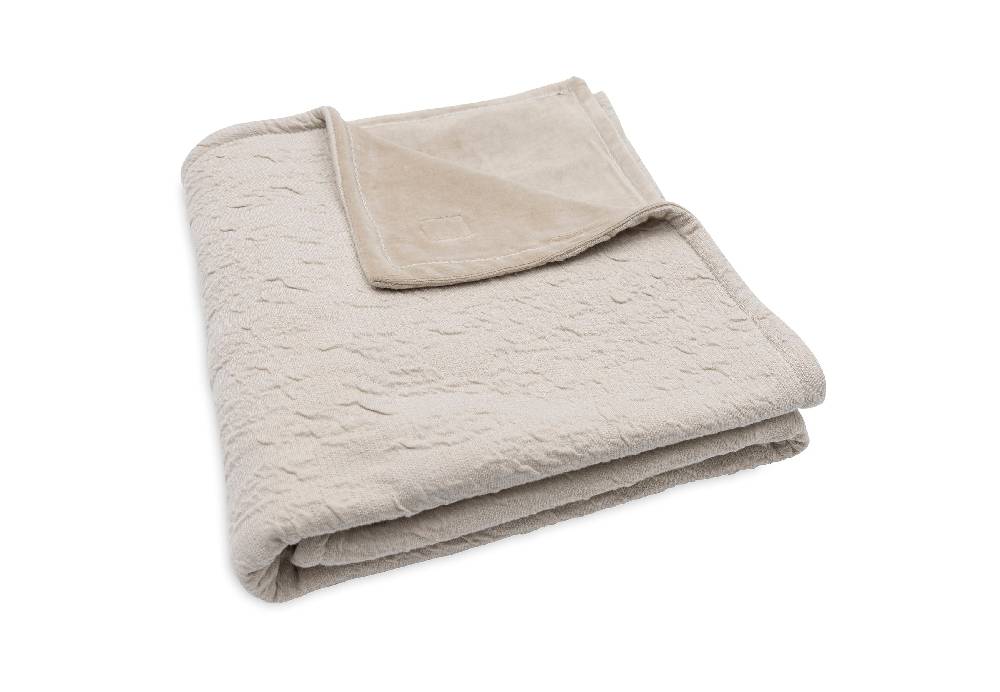 Jollein Decke Kinderbett 100x150cm Soft Waves Nougat Günstig kaufen