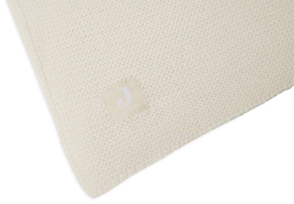 Jollein Decke Kinderbett 100x150cm Basic Knit Ivory Großer Ausverkauf