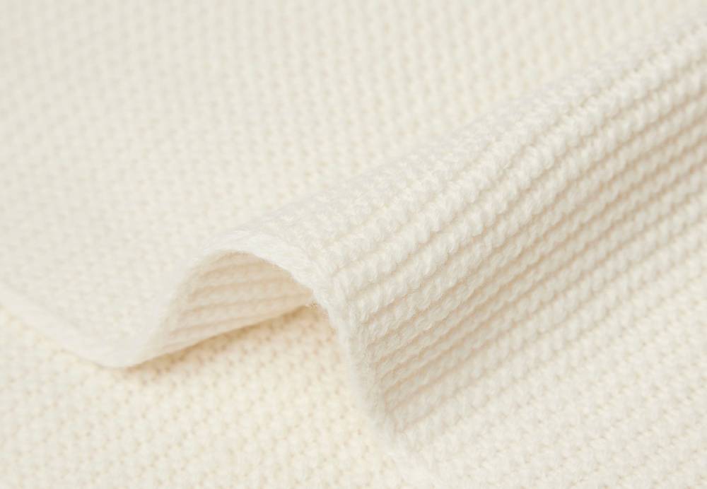 Jollein Decke Kinderbett 100x150cm Basic Knit Ivory Großer Ausverkauf