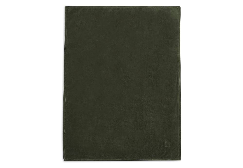 Jollein Decke Kinderbett 100x150cm Pure Knit Leaf Green/Velvet GOTS Online Shopping
