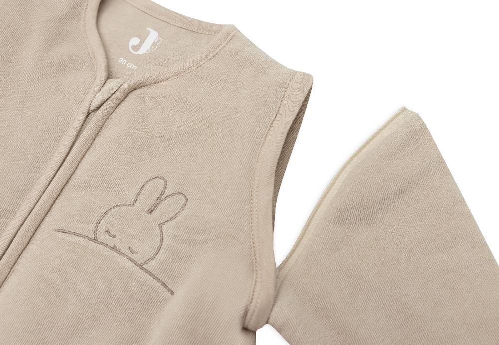 Jollein Schlafsack abnehmbaren Ärmeln 90cm Sleepy Miffy Terry Nougat Exklusive Angebote